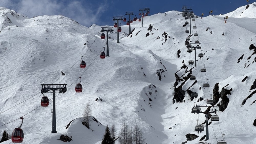 Met de gondel naar de Kitzsteinhorn